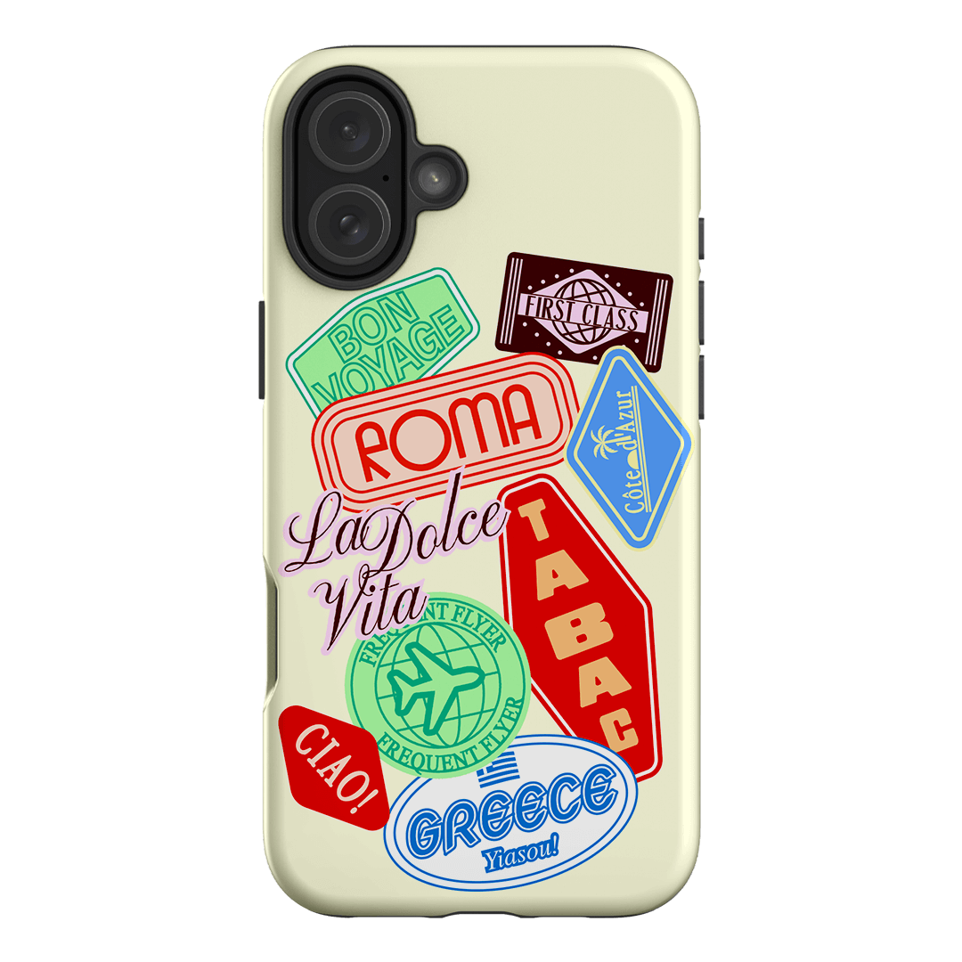 Well Travelled Printed Phone Cases iPhone 16 Plus / Armoured by The Dairy - The Dairy
