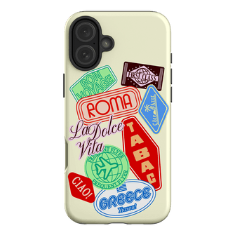 Well Travelled Printed Phone Cases iPhone 16 Plus / Armoured by The Dairy - The Dairy
