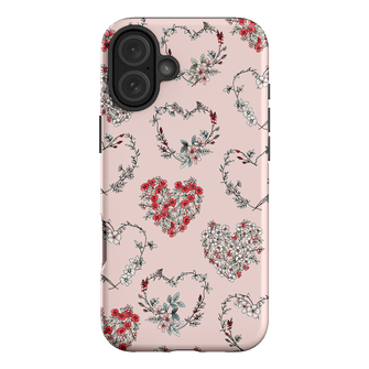 Wild Heart Wreath Printed Phone Cases iPhone 16 Plus / Armoured by Typoflora - The Dairy