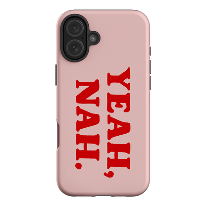 Yeah Nah Printed Phone Cases iPhone 16 Plus / Armoured by Jasmine Dowling - The Dairy