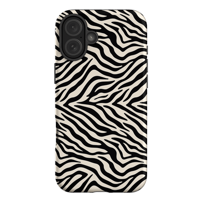 Zebra Ink Printed Phone Cases iPhone 16 Plus / Armoured by The Dairy - The Dairy