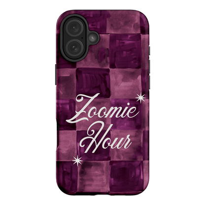 Zoomie Hour Cherry Printed Phone Cases iPhone 16 Plus / Armoured by Lisa Hu - The Dairy