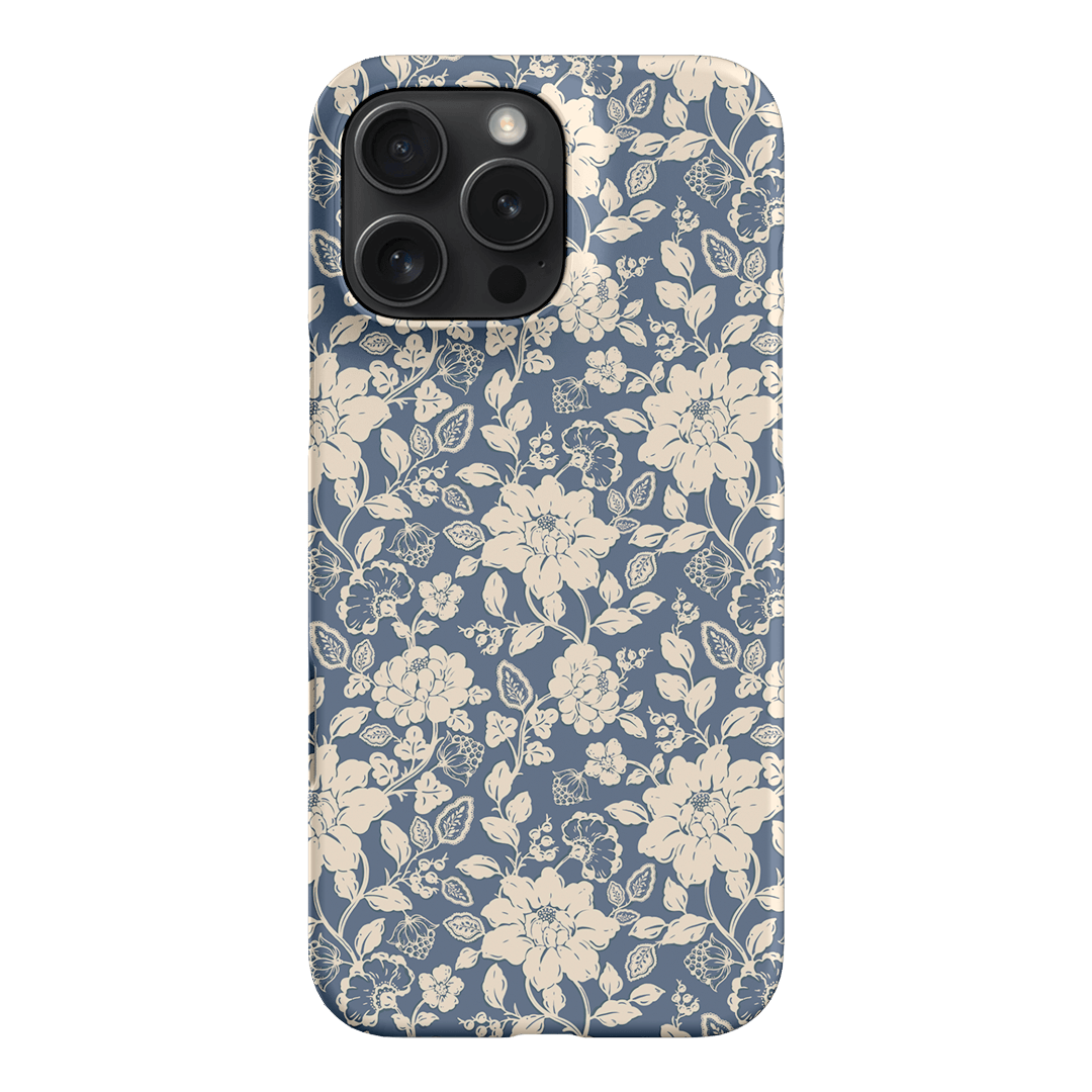Blue Garden Printed Phone Cases iPhone 16 Pro Max / Snap by Kasiags Art - The Dairy