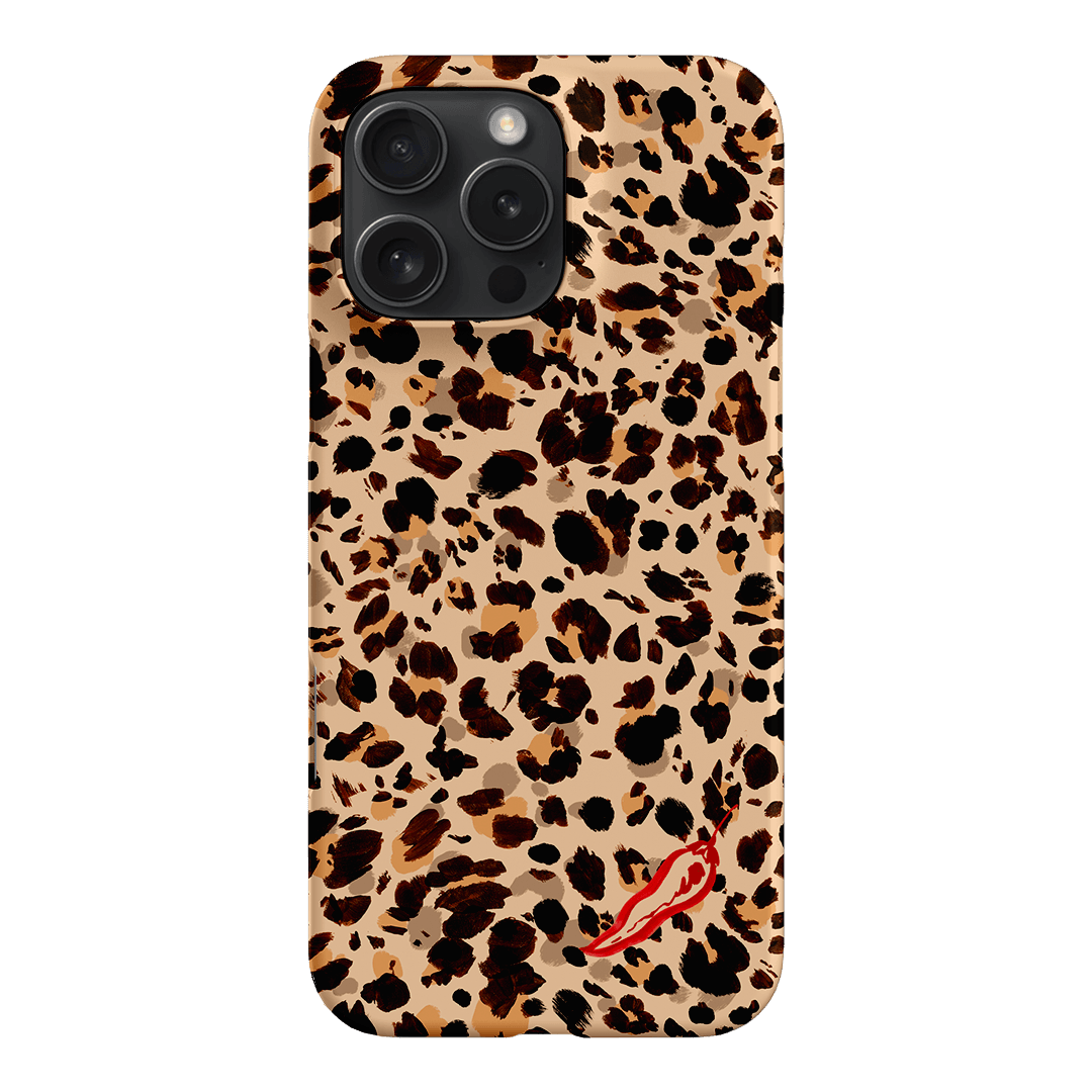 Chilli Leopard Printed Phone Cases iPhone 16 Pro Max / Snap by Charlie Taylor - The Dairy