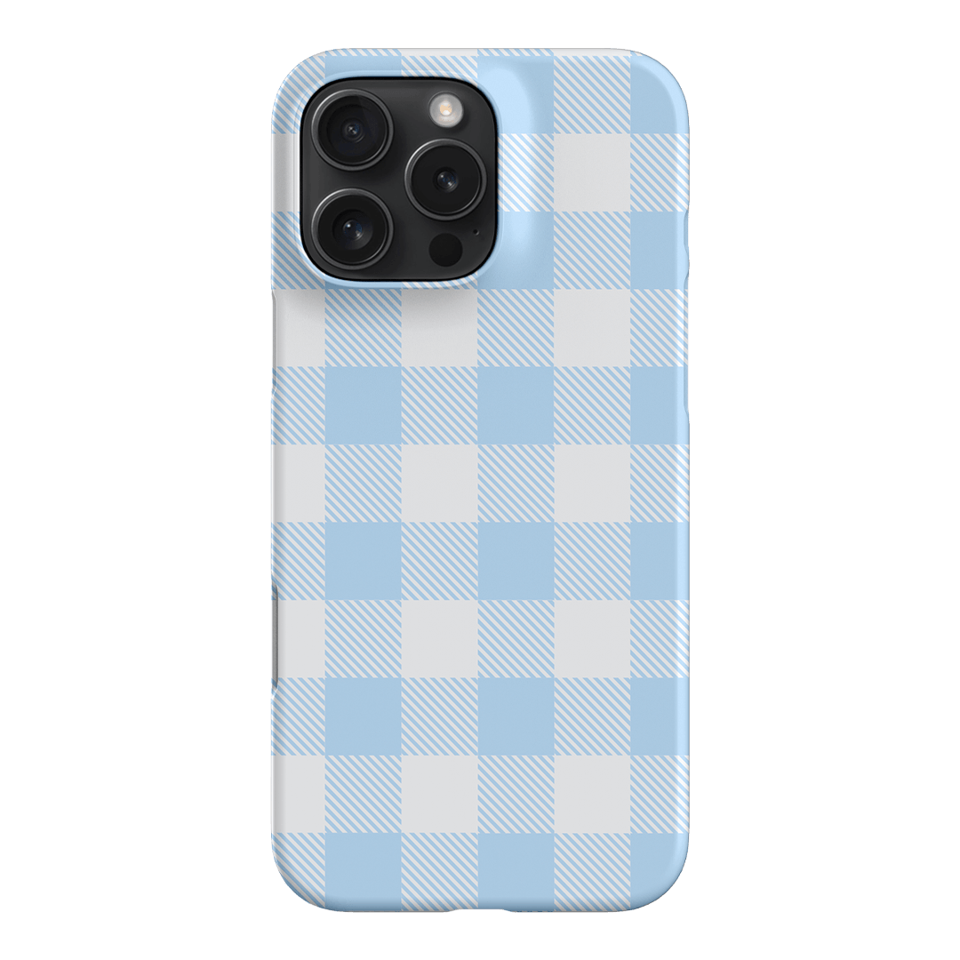Cloud Plaid Printed Phone Cases iPhone 16 Pro Max / Snap by The Dairy - The Dairy