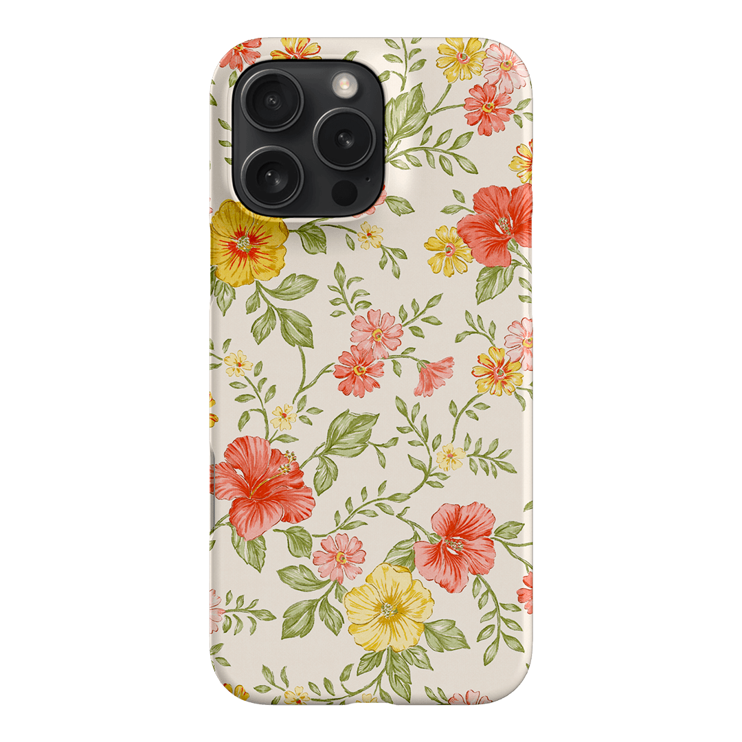 Hibiscus Printed Phone Cases iPhone 16 Pro Max / Snap by Oak Meadow - The Dairy