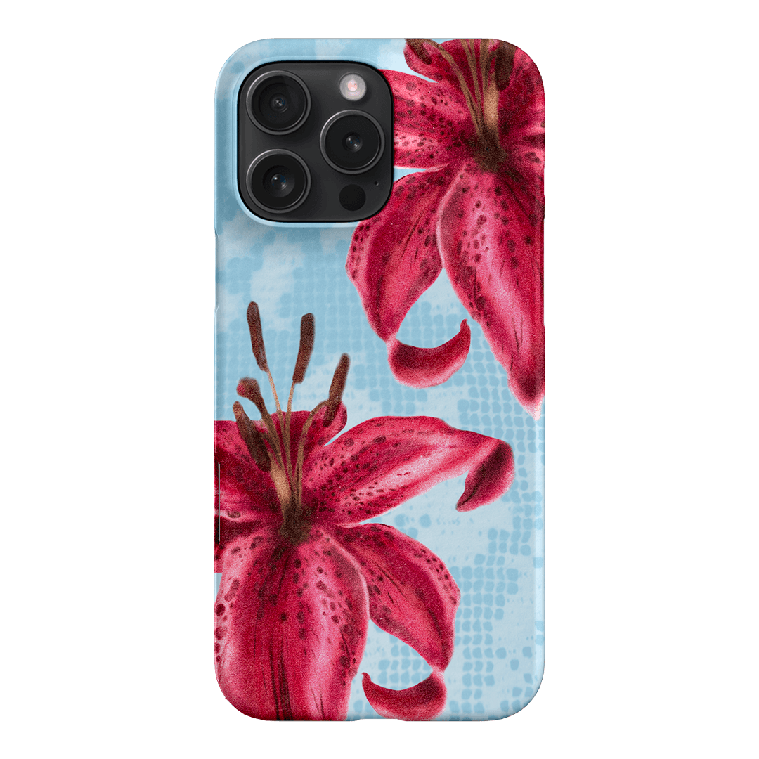 Lillies Printed Phone Cases iPhone 16 Pro Max / Snap by Sally Hungerford - The Dairy