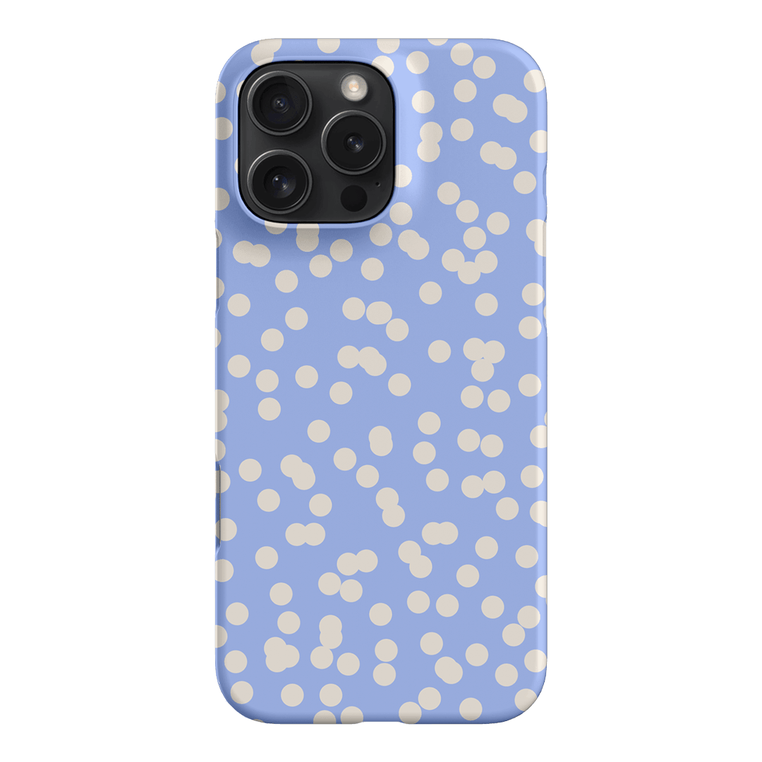 Mini Confetti Periwinkle Salt Printed Phone Cases iPhone 16 Pro Max / Snap by Veronica Tucker - The Dairy