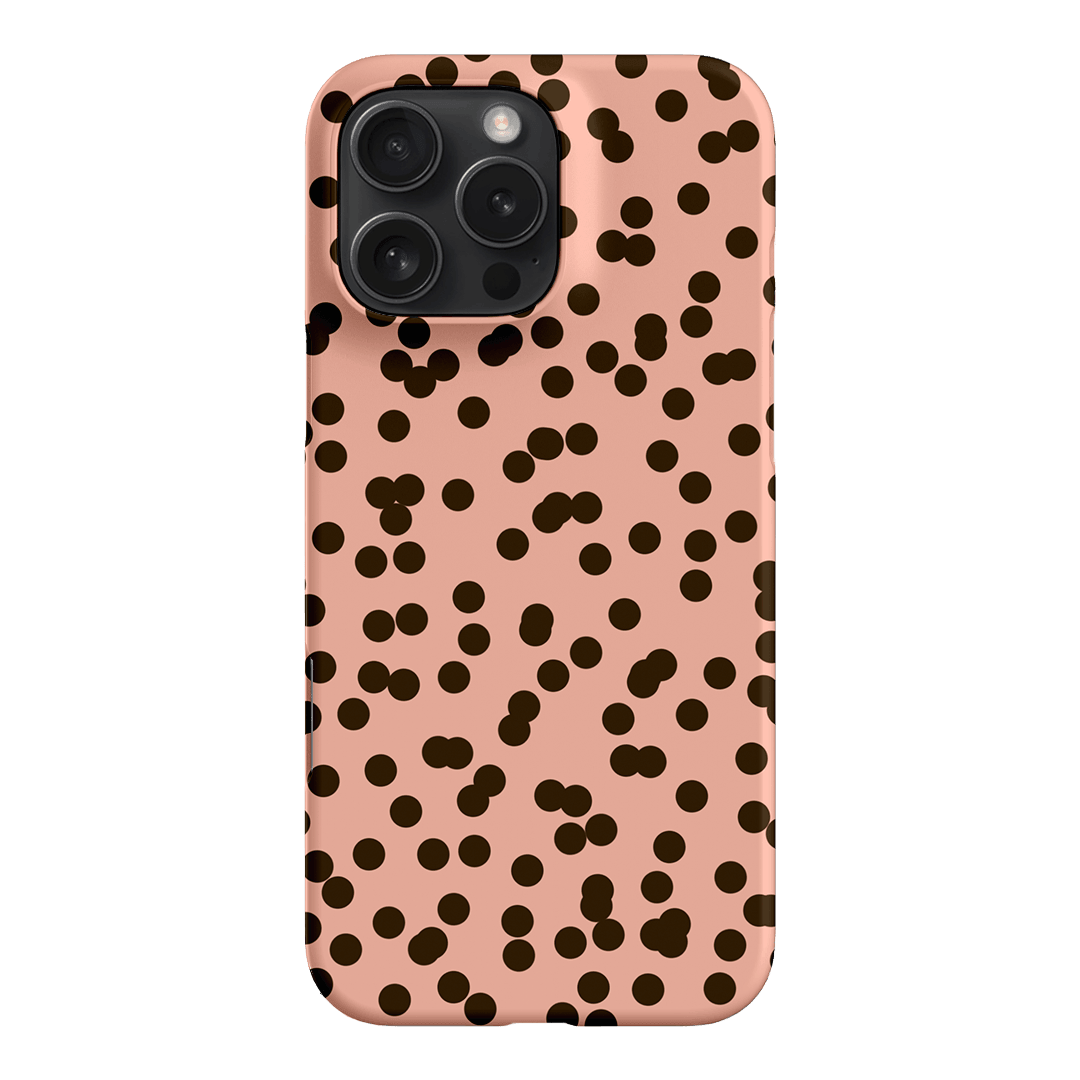 Mini Confetti Pink Chocolate Printed Phone Cases iPhone 16 Pro Max / Snap by Veronica Tucker - The Dairy