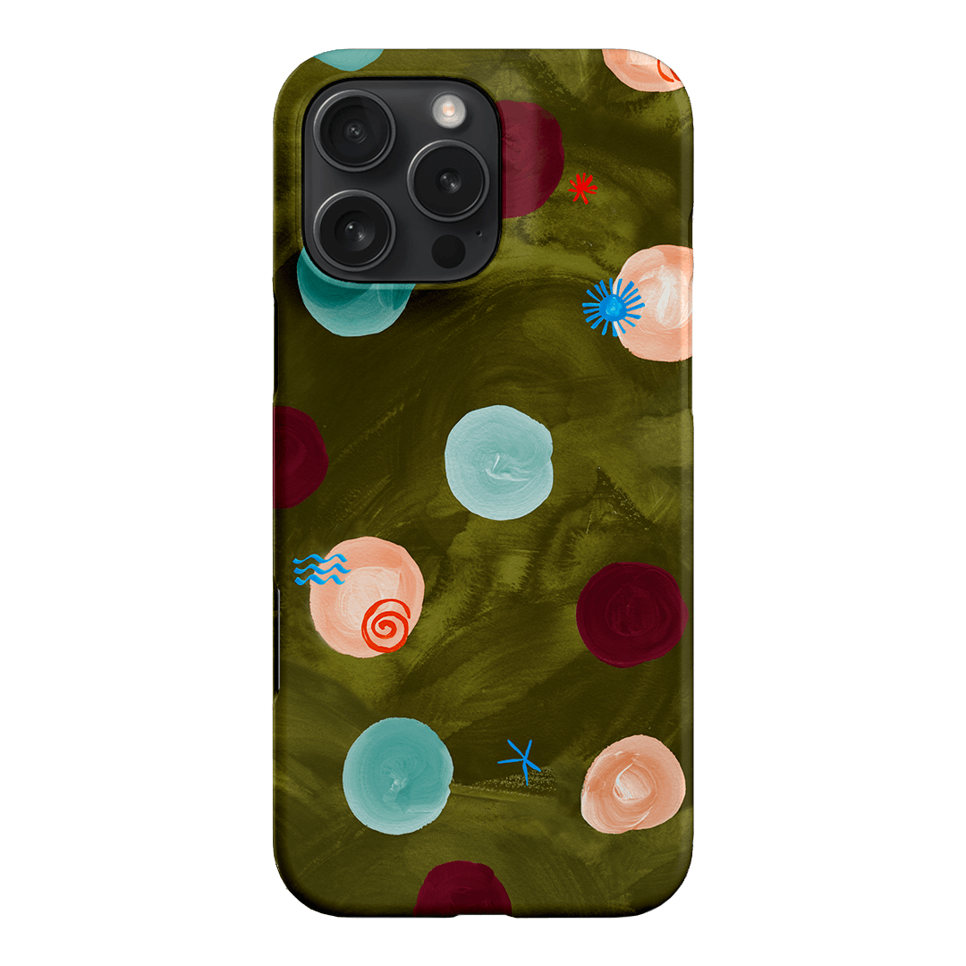 Olive Spot Printed Phone Cases iPhone 16 Pro Max / Snap by Charlie Taylor - The Dairy