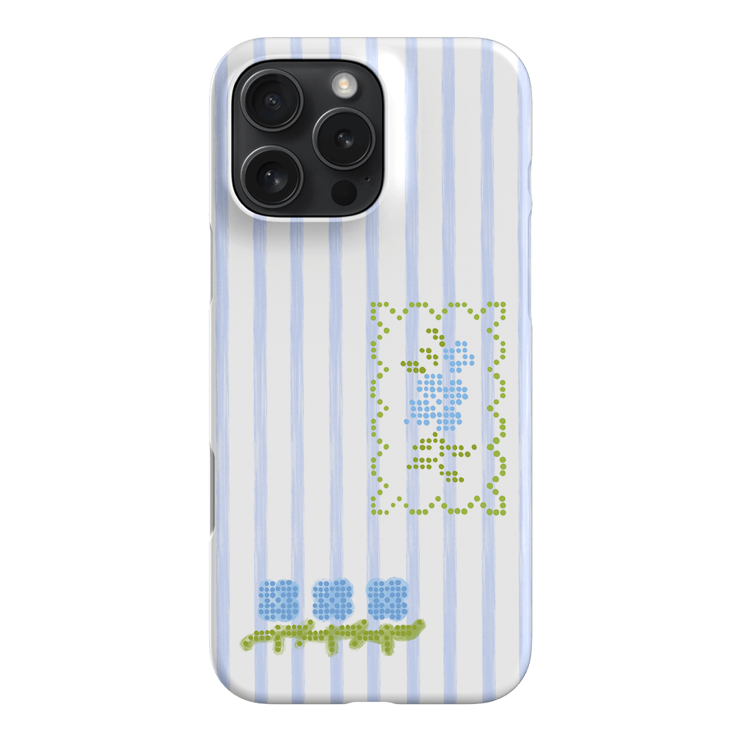 Patchwork Blue Printed Phone Cases iPhone 16 Pro Max / Snap by Kayla Carr - The Dairy