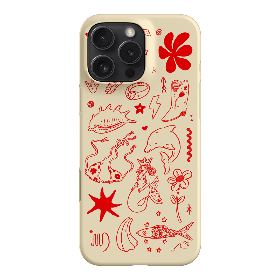 Spiced Cowboy Cream Printed Phone Cases iPhone 16 Pro Max / Snap by Easty Beasty - The Dairy