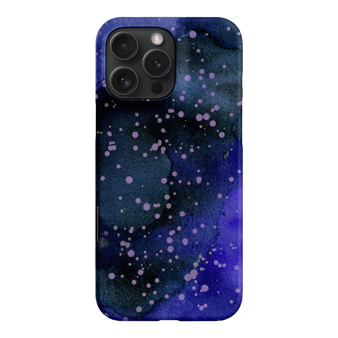 Spotty Navy Printed Phone Cases iPhone 16 Pro Max / Snap by The Dairy - The Dairy
