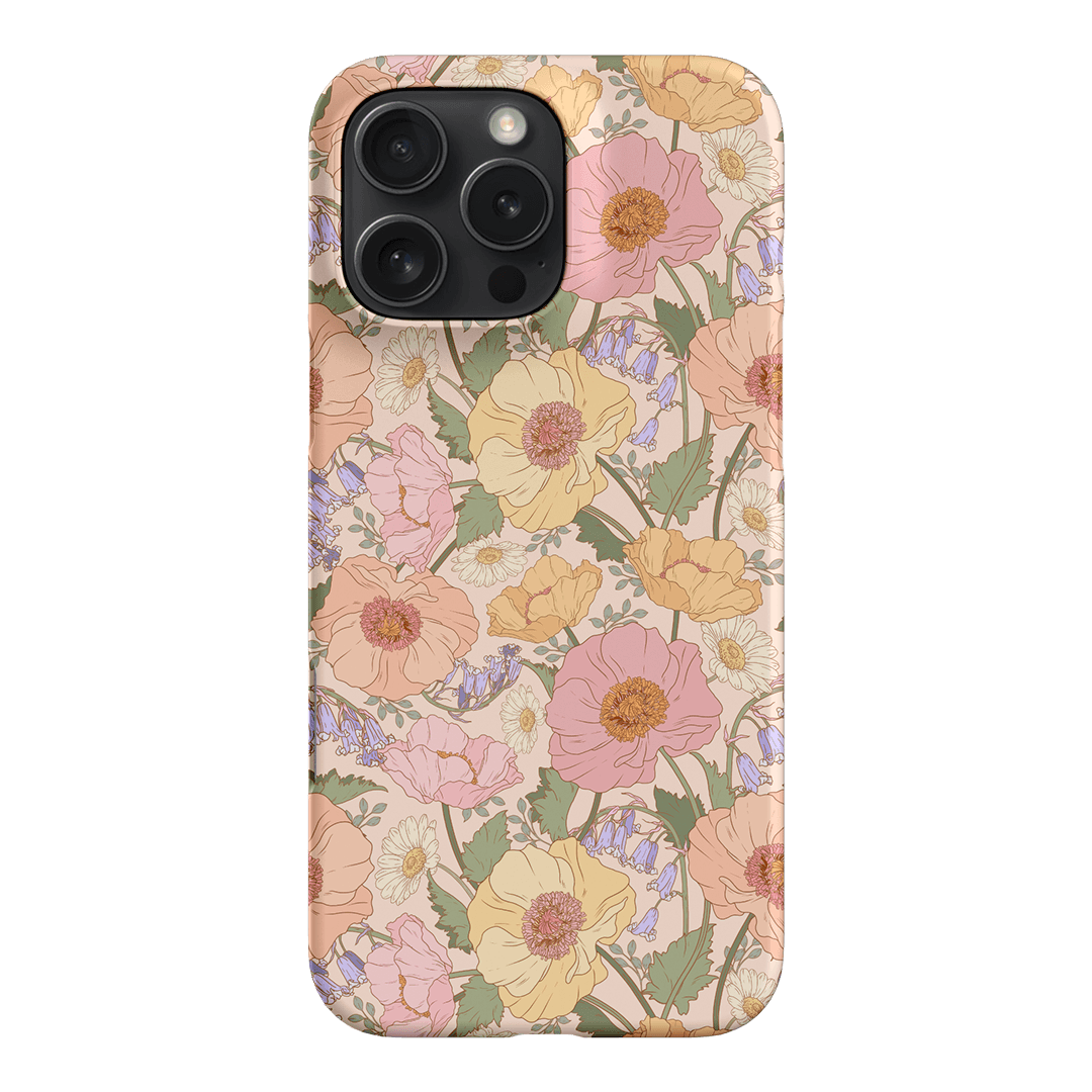 Spring Poppy Printed Phone Cases iPhone 16 Pro Max / Snap by Kasiags Art - The Dairy