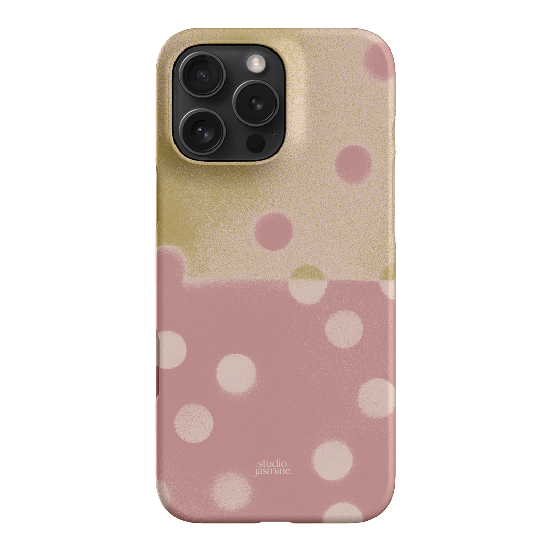 Strawberry Polka Dot Printed Phone Cases iPhone 16 Pro Max / Snap by Jasmine Dowling - The Dairy