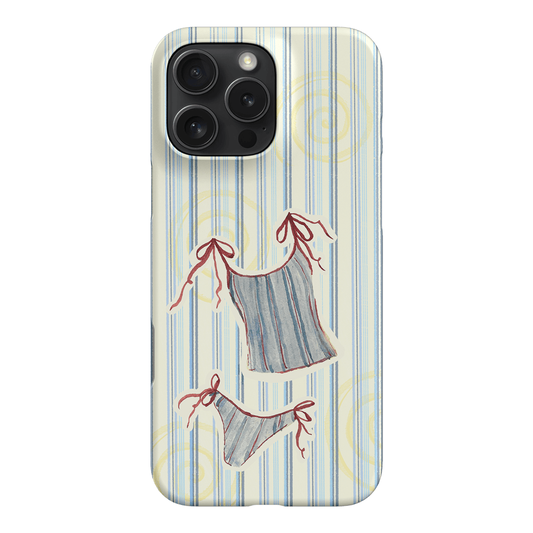 Stripe Tankini Printed Phone Cases iPhone 16 Pro Max / Snap by Kayla Carr - The Dairy