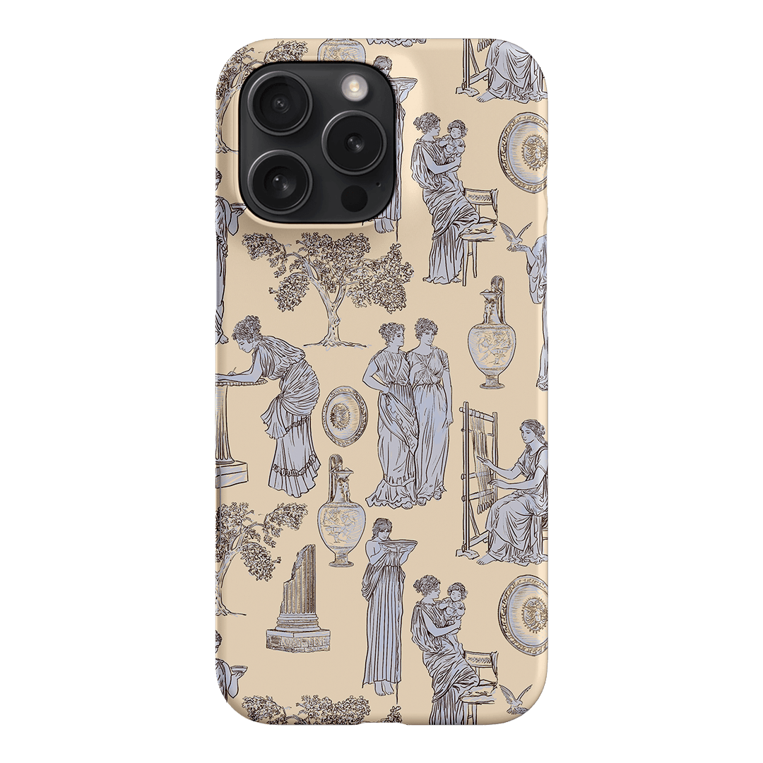 Symposium Alabaster Printed Phone Cases iPhone 16 Pro Max / Snap by Veronica Tucker - The Dairy