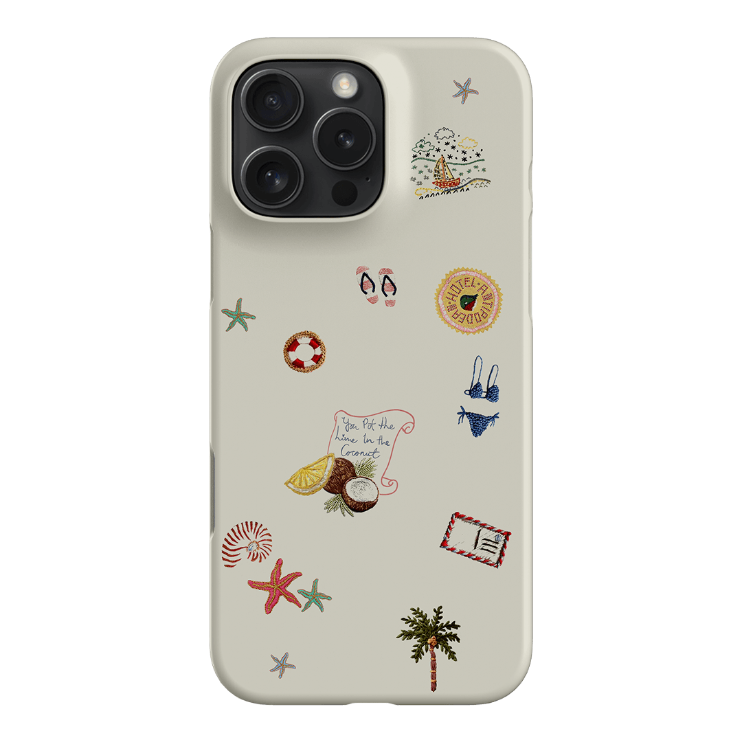 Vacay All Day Cream Printed Phone Cases by Antipodean - The Dairy