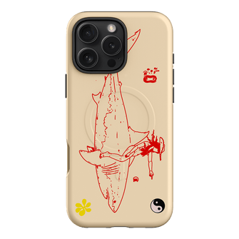 1800-Busy-Rn in Cream Printed Phone Cases iPhone 16 Pro Max / Armoured MagSafe by Easty Beasty - The Dairy