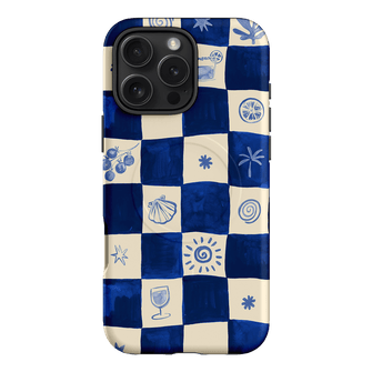 Afternoon Mezze Azure Printed Phone Cases iPhone 16 Pro Max / Armoured MagSafe by Charlie Taylor - The Dairy