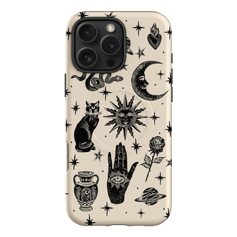 Astro Flash Beige Printed Phone Cases iPhone 16 Pro Max / Armoured MagSafe by Veronica Tucker - The Dairy