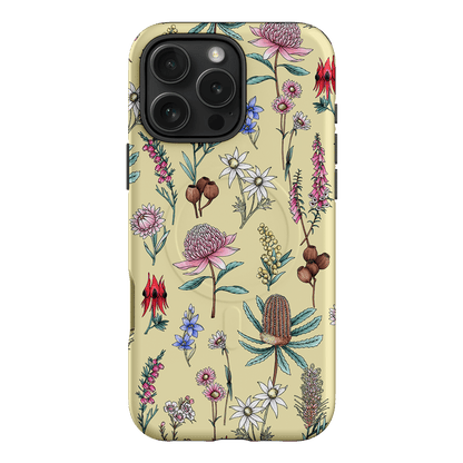 Banksia Butter Printed Phone Cases iPhone 16 Pro Max / Armoured MagSafe by Typoflora - The Dairy