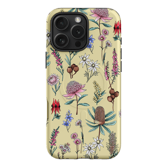 Banksia Butter Printed Phone Cases iPhone 16 Pro Max / Armoured MagSafe by Typoflora - The Dairy