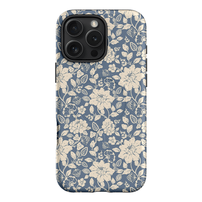 Blue Garden Printed Phone Cases iPhone 16 Pro Max / Armoured MagSafe by Kasiags Art - The Dairy