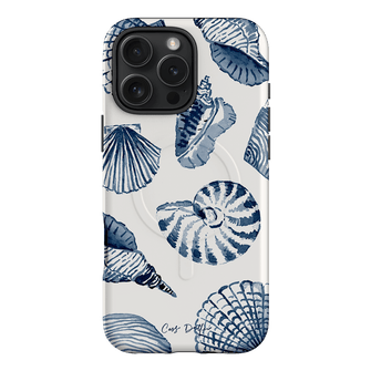 Blue Shells Printed Phone Cases iPhone 16 Pro Max / Armoured MagSafe by Cass Deller - The Dairy