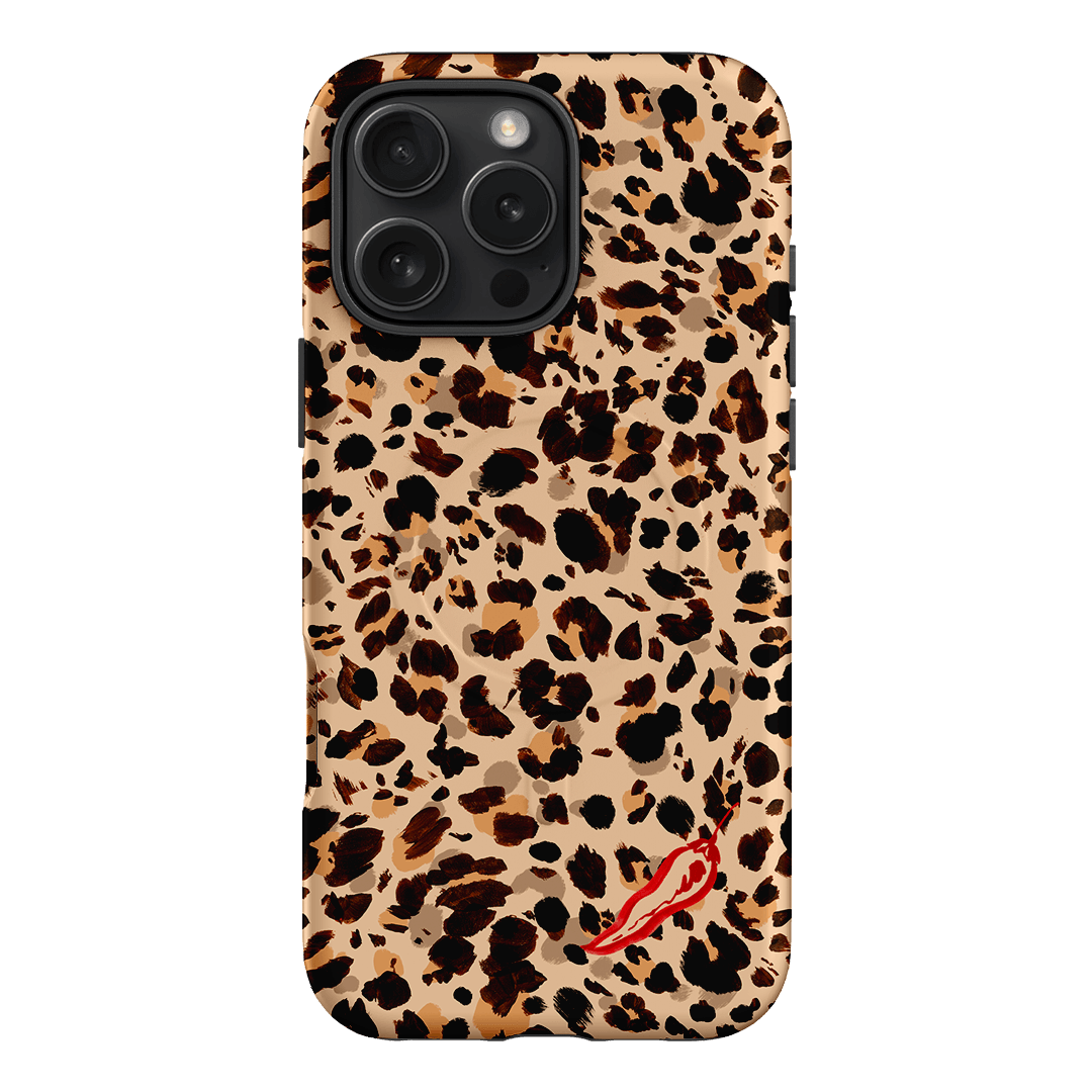 Chilli Leopard Printed Phone Cases iPhone 16 Pro Max / Armoured MagSafe by Charlie Taylor - The Dairy