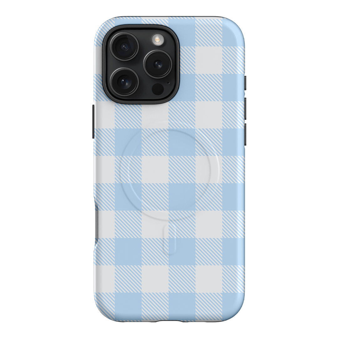 Cloud Plaid Printed Phone Cases iPhone 16 Pro Max / Armoured MagSafe by The Dairy - The Dairy