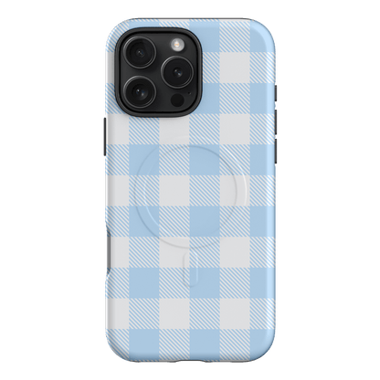 Cloud Plaid Printed Phone Cases iPhone 16 Pro Max / Armoured MagSafe by The Dairy - The Dairy