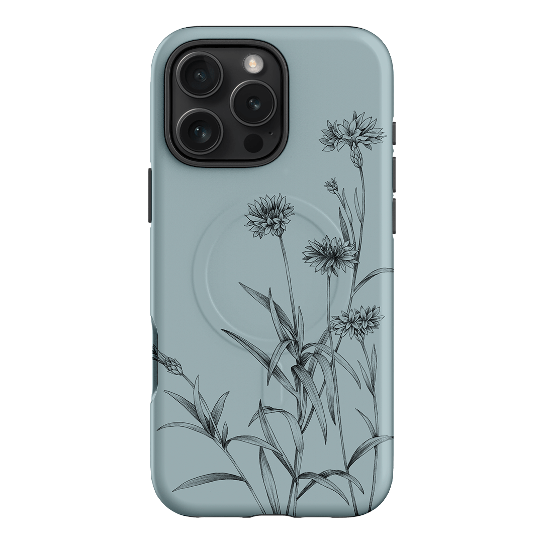 Cornflowers Study Printed Phone Cases iPhone 16 Pro Max / Armoured MagSafe by Typoflora - The Dairy