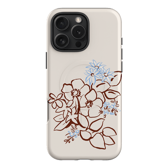 Cream Posy Printed Phone Cases iPhone 16 Pro Max / Armoured MagSafe by Typoflora - The Dairy