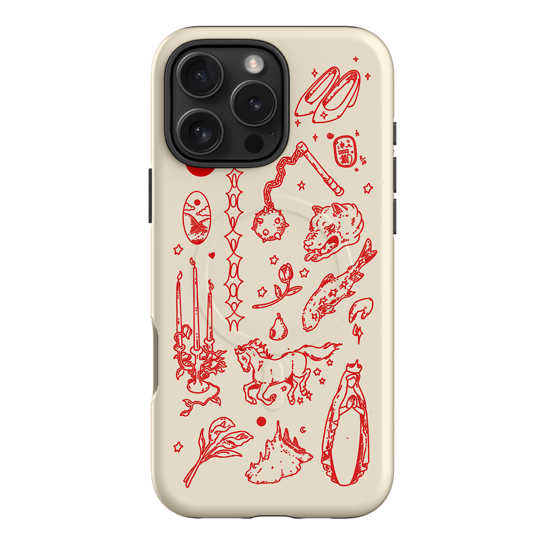 Dreamcore Cream Printed Phone Cases iPhone 16 Pro Max / Armoured MagSafe by Easty Beasty - The Dairy