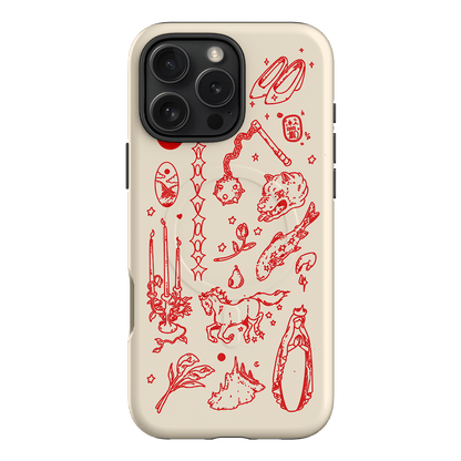 Dreamcore Cream Printed Phone Cases iPhone 16 Pro Max / Armoured MagSafe by Easty Beasty - The Dairy