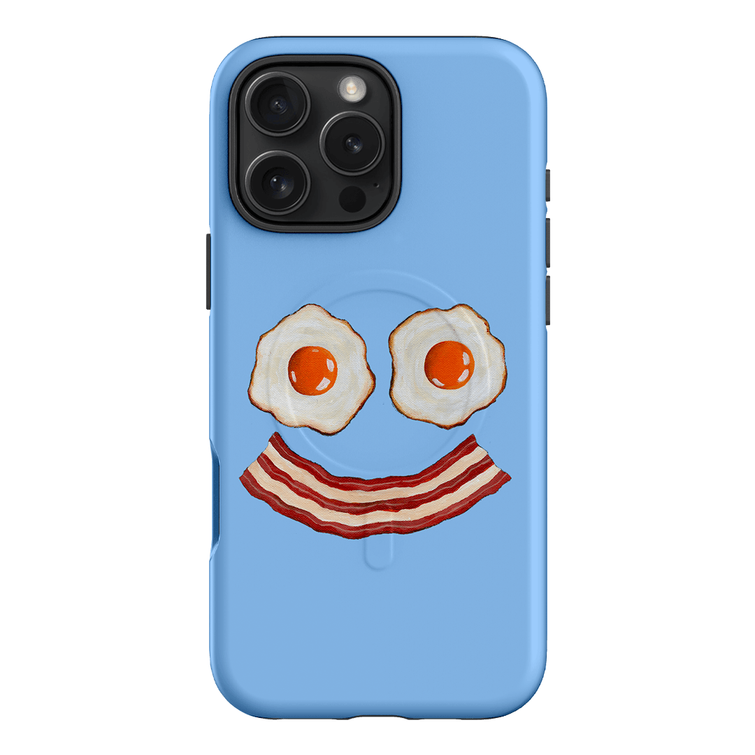 Eggs & Bacon Printed Phone Cases iPhone 16 Pro Max / Armoured MagSafe by Kayla Henley - The Dairy