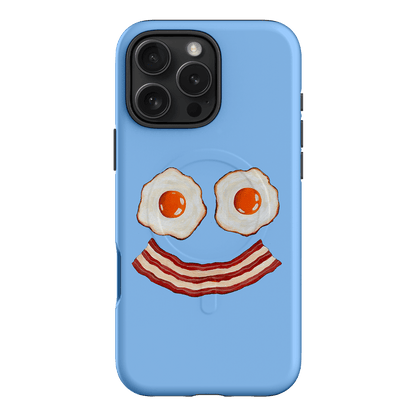 Eggs & Bacon Printed Phone Cases iPhone 16 Pro Max / Armoured MagSafe by Kayla Henley - The Dairy