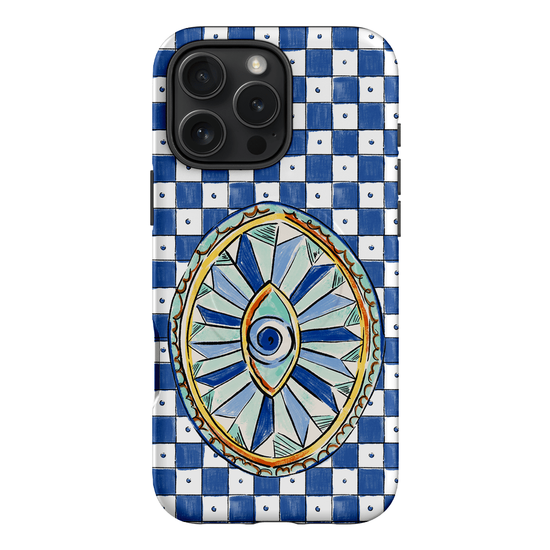 Evil Eye Printed Phone Cases iPhone 16 Pro Max / Armoured MagSafe by Fenton & Fenton - The Dairy