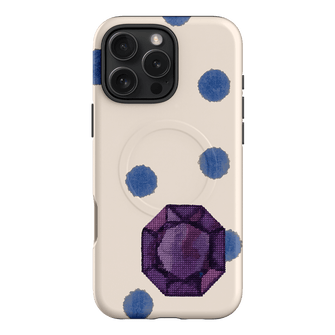 February Amethyst Printed Phone Cases iPhone 16 Pro Max / Armoured MagSafe by Joiana - The Dairy