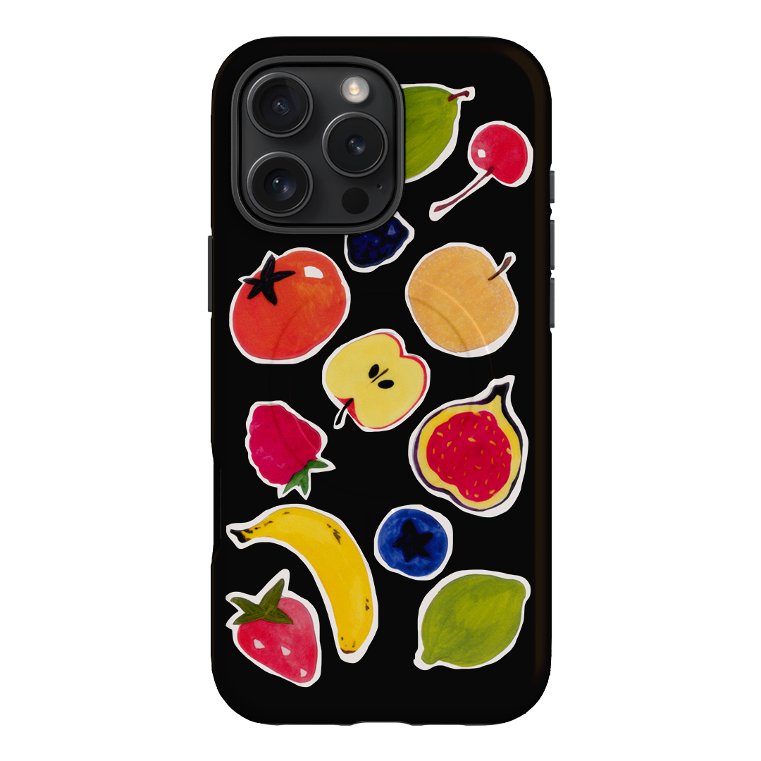 Fruit Stickers Printed Phone Cases iPhone 16 Pro Max / Armoured MagSafe by Studio Bon - The Dairy