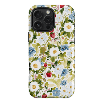 Garden Strawberries Printed Phone Cases iPhone 16 Pro Max / Armoured MagSafe by Ellie Mae - The Dairy