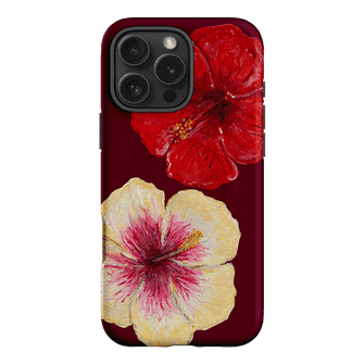 Hibiscus Flower Printed Phone Cases iPhone 16 Pro Max / Armoured MagSafe by BG. Studio - The Dairy
