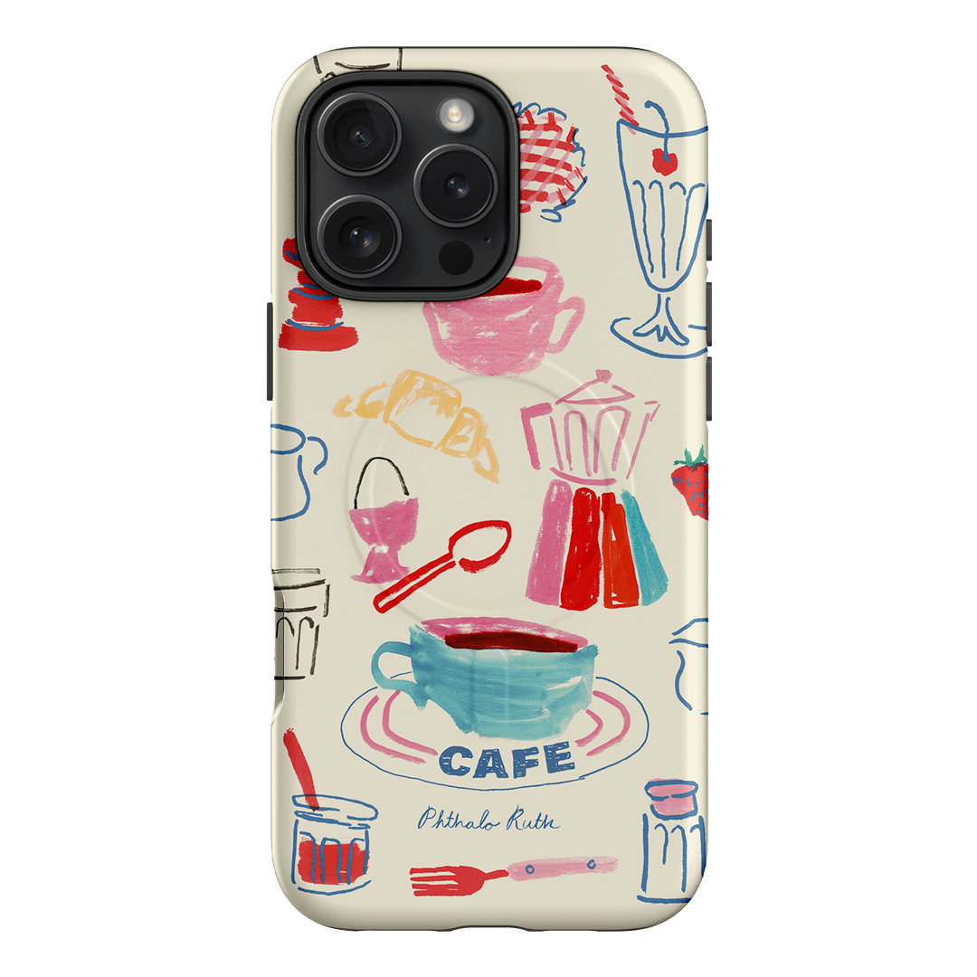 Home Cafe Printed Phone Cases iPhone 16 Pro Max / Armoured MagSafe by Phthalo Ruth - The Dairy