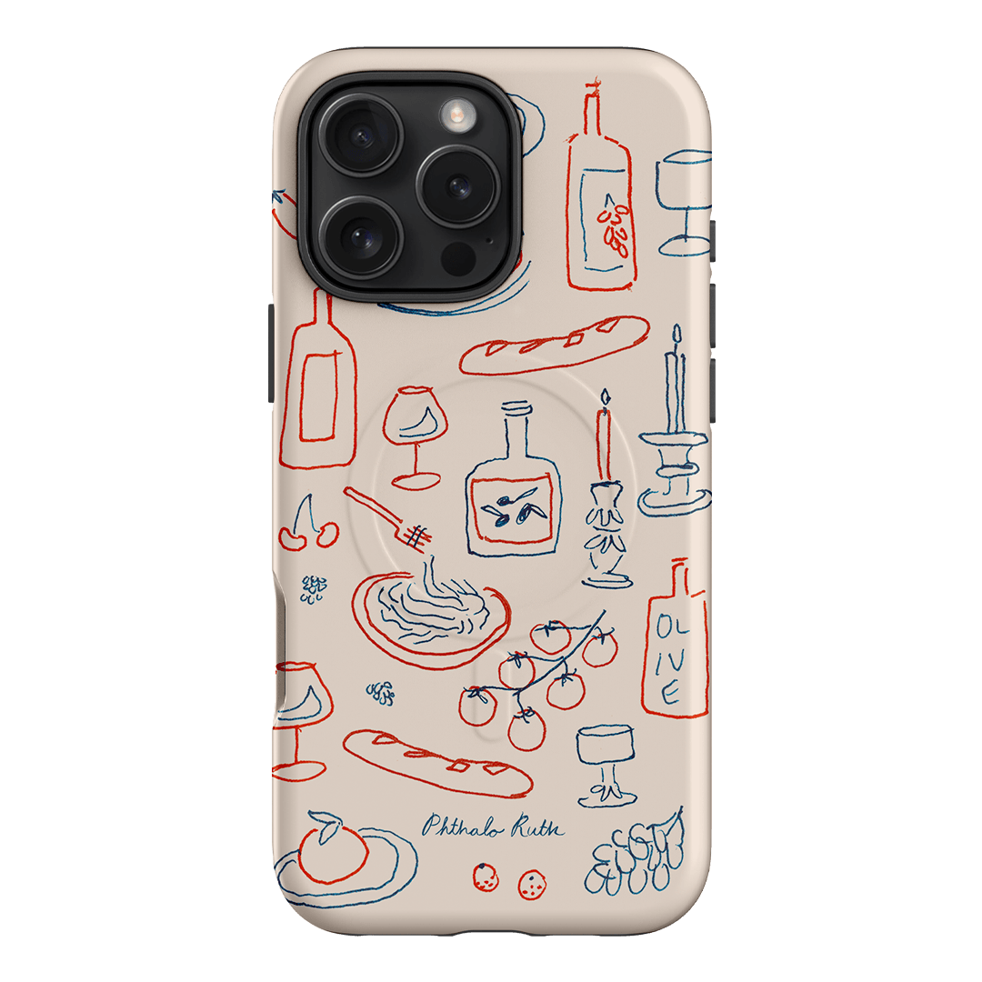 Italian Fare Printed Phone Cases iPhone 16 Pro Max / Armoured MagSafe by Phthalo Ruth - The Dairy
