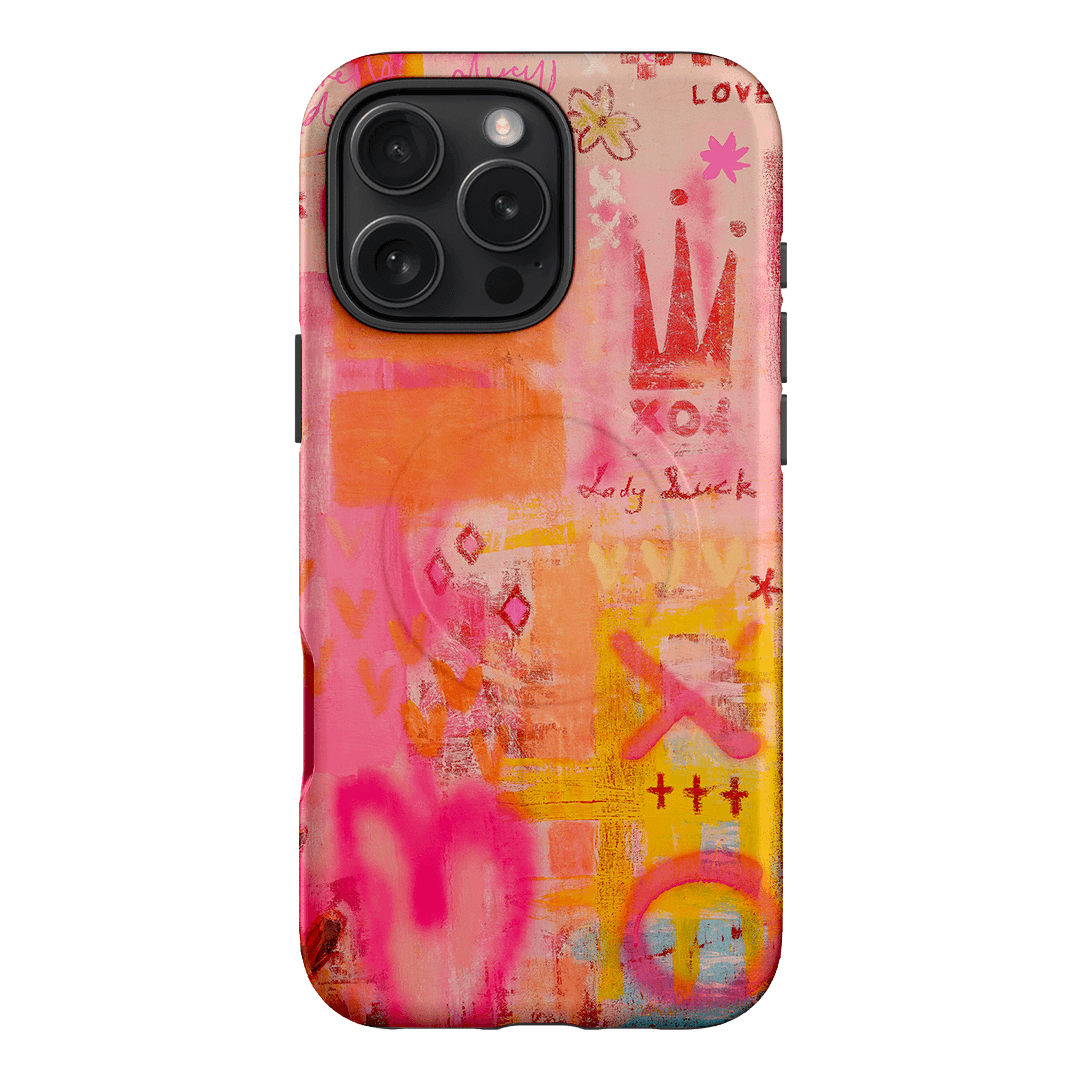 Lady Luck Printed Phone Cases iPhone 16 Pro Max / Armoured MagSafe by Jackie Green - The Dairy