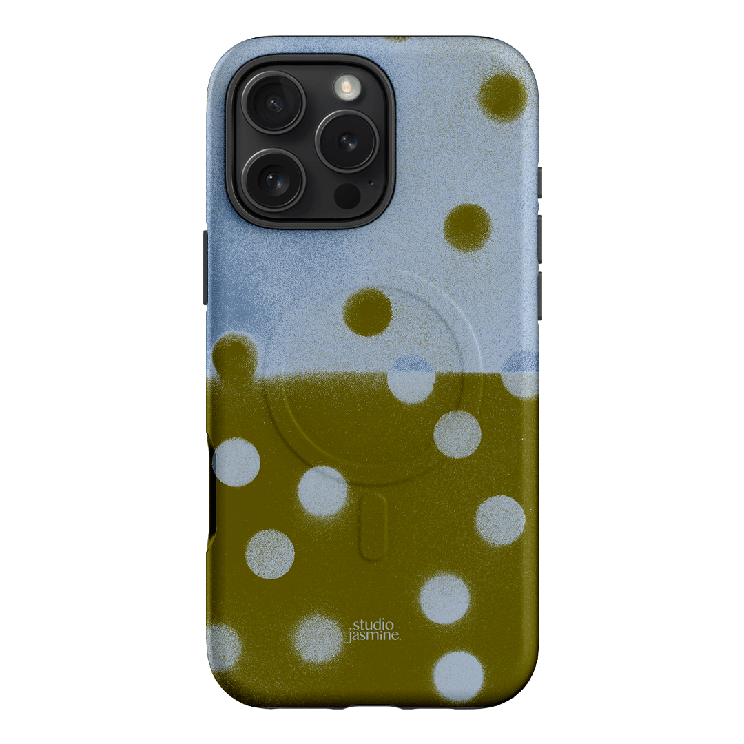 Lake Polka Dot Printed Phone Cases iPhone 16 Pro Max / Armoured MagSafe by Jasmine Dowling - The Dairy