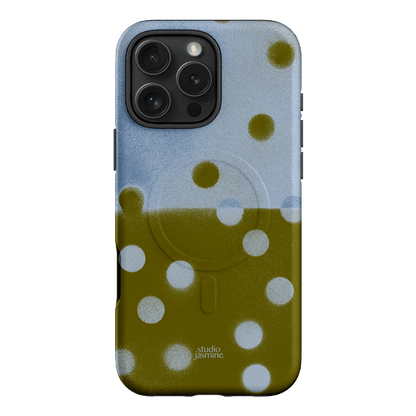 Lake Polka Dot Printed Phone Cases iPhone 16 Pro Max / Armoured MagSafe by Jasmine Dowling - The Dairy