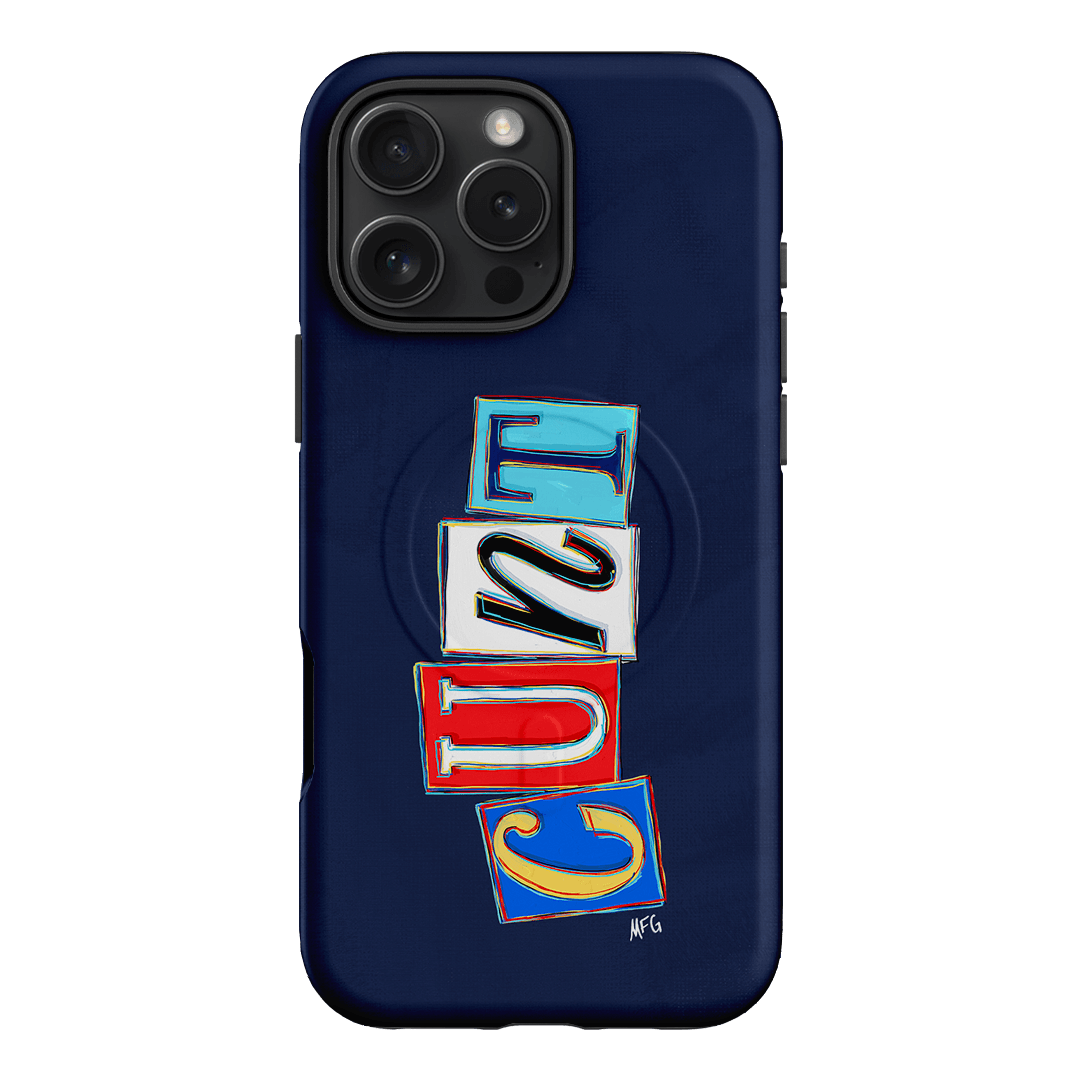 Lil Cnts Blue Printed Phone Cases iPhone 16 Pro Max / Armoured MagSafe by Margarbs Art - The Dairy