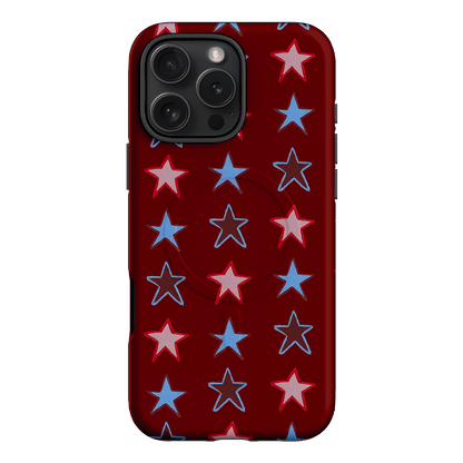 Lucky Stars Rouge Printed Phone Cases iPhone 16 Pro Max / Armoured MagSafe by BG. Studio - The Dairy